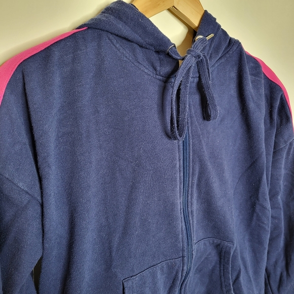 BB Dakota The Bright Side Hooded Zip-Up French Terry Sweatshirt Hoodie - Picture 5 of 12